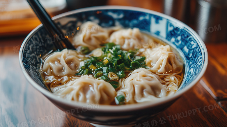 美食小吃云吞面图片