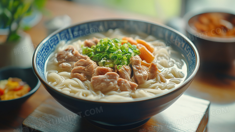 美食小吃猪肉河粉图片