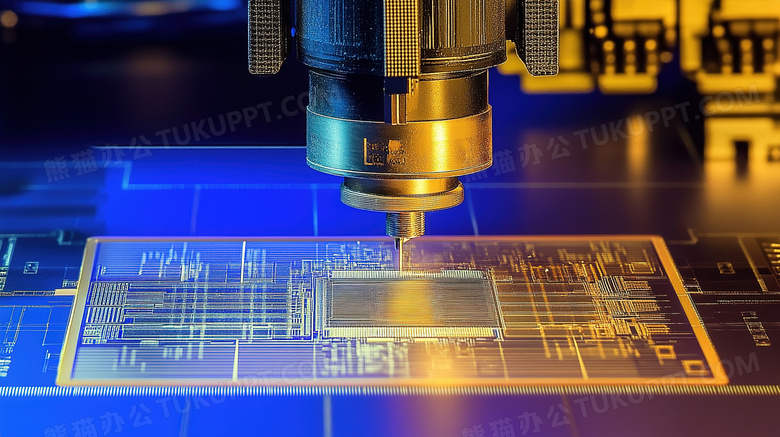 科技芯片半导体加工制作图片