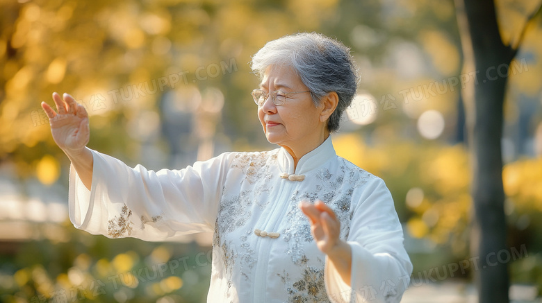 太极打太极在公园打太极图片