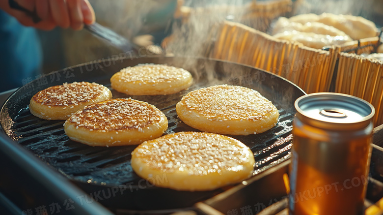 韩国糖饼韩国美食图片