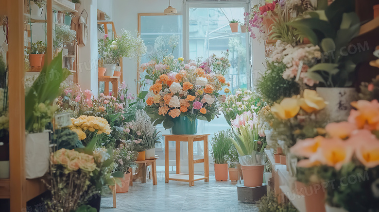 花店室内装修展示图片