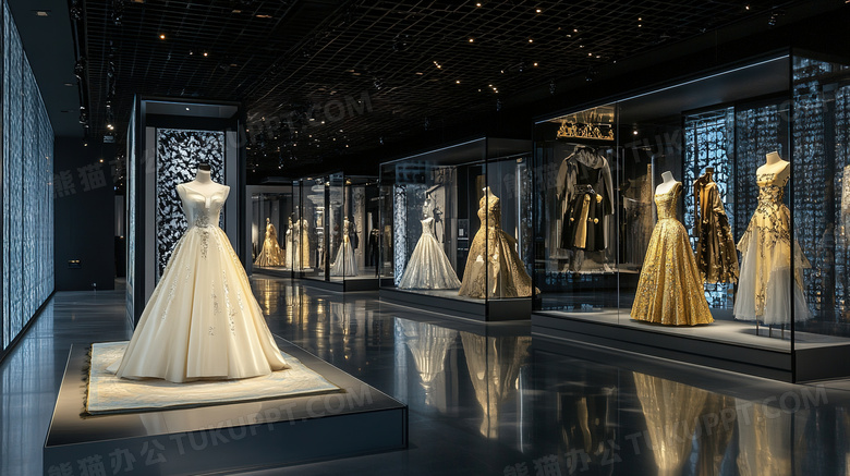 婚纱展厅礼服展览图片