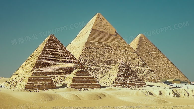 神秘的埃及金字塔古迹图片