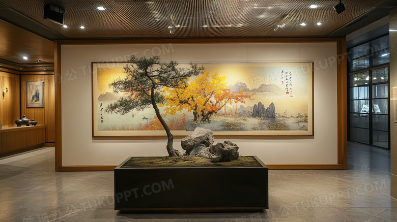 艺术展厅场景图片