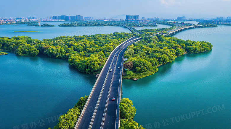 跨海大桥大自然海岛岛屿图片