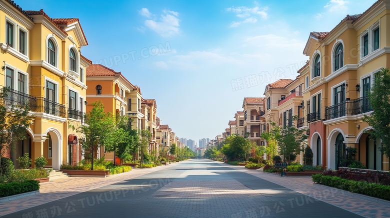 住宅楼外观场景图片