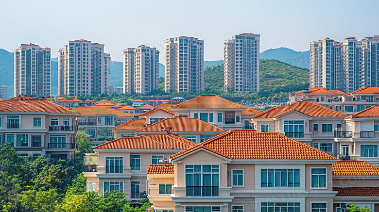 住宅楼外观场景图片