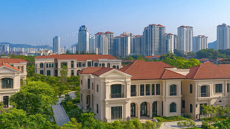 住宅楼外观场景图片