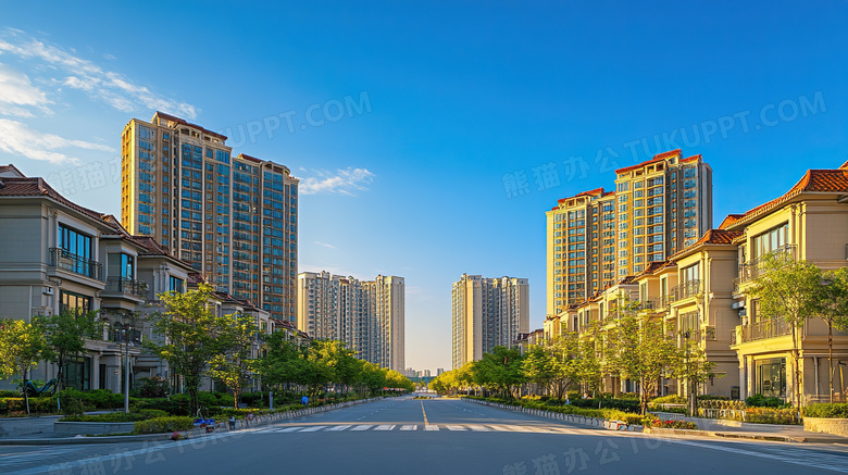 住宅楼外观场景图片