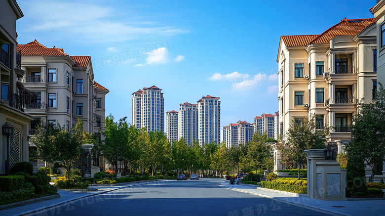 住宅楼外观场景图片