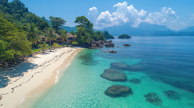 海边海浪风景图片