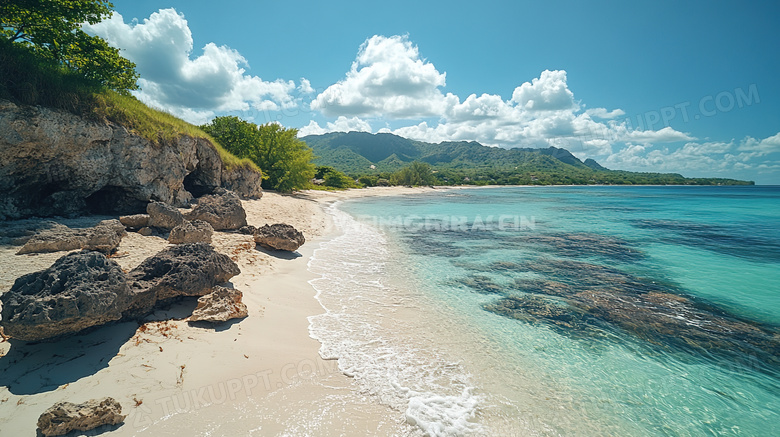 海边海浪风景图片