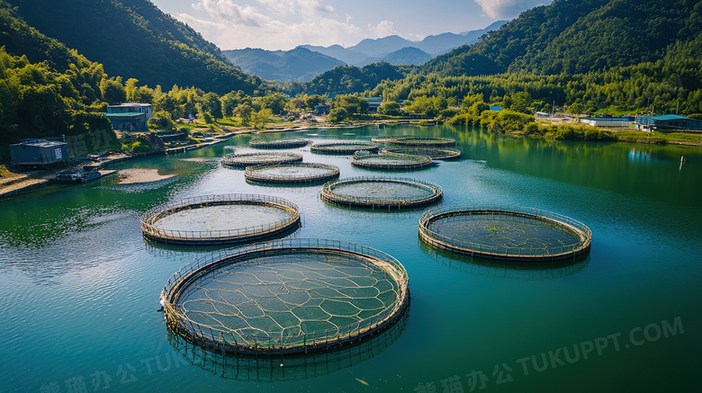 淡水养鱼养殖基地图片