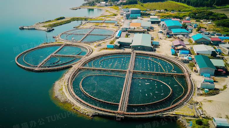 淡水养鱼养殖基地图片