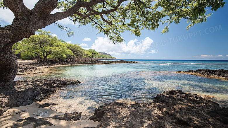 海岛自然风景场景图片