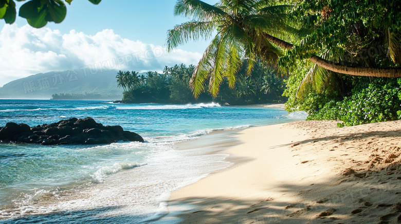 海岛自然风景场景图片