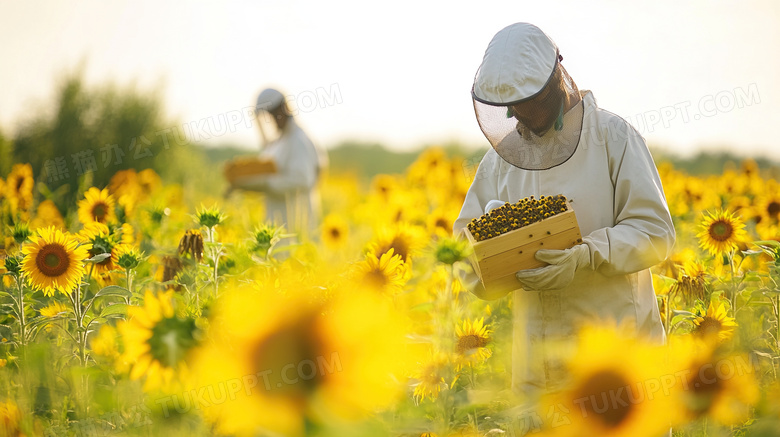 蜂农蜂蜜美食甜味图片