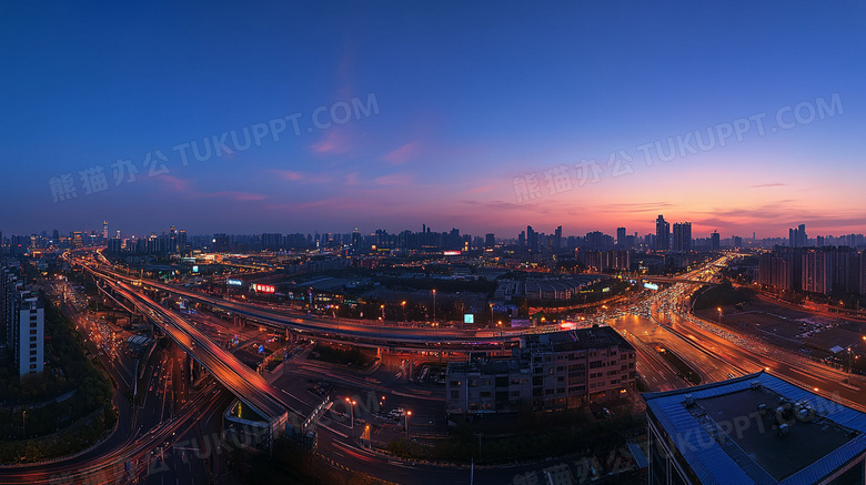 城市夜景风光图片