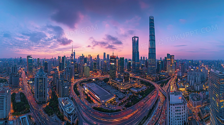 城市夜景风光图片