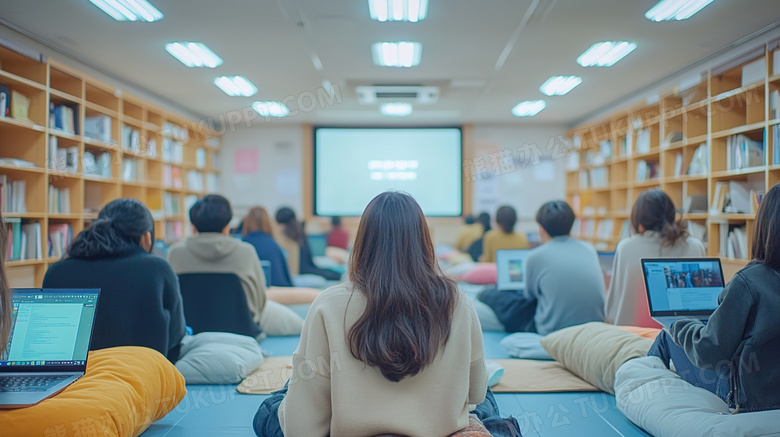 一起观影的同学图片