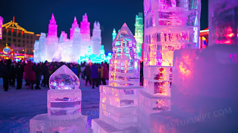 哈尔滨冰雪大世界风景图片