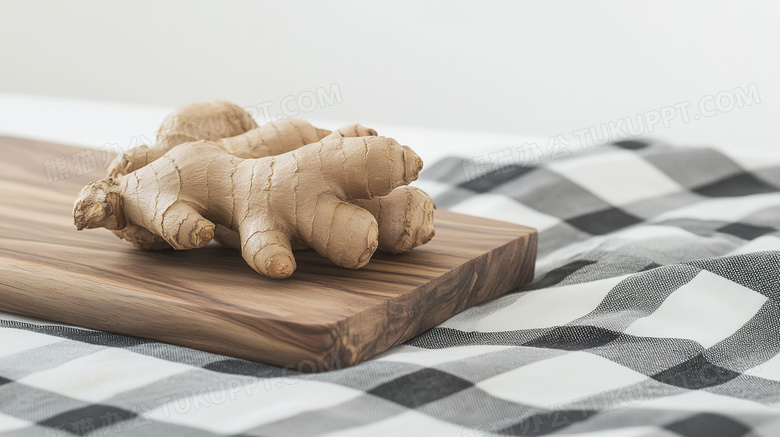 食物食材生姜生姜片图片