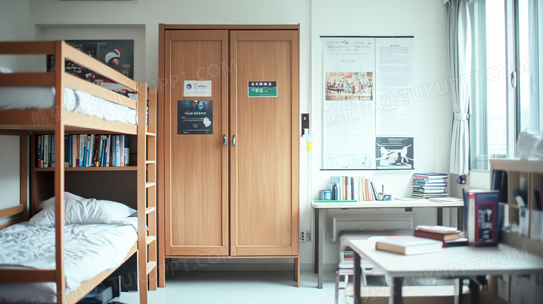 一间寝室大学宿舍学生宿舍图片