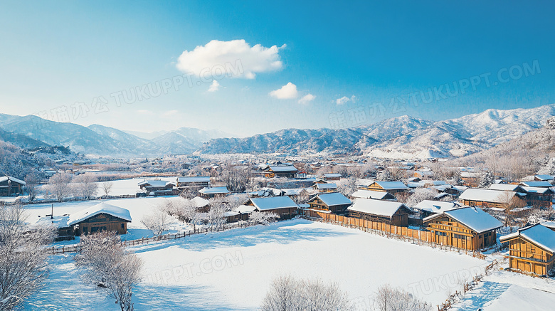 延吉乡村冬季旅游风景图片