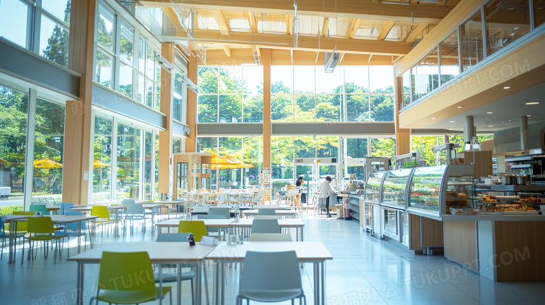 企业食堂餐厅场景图片