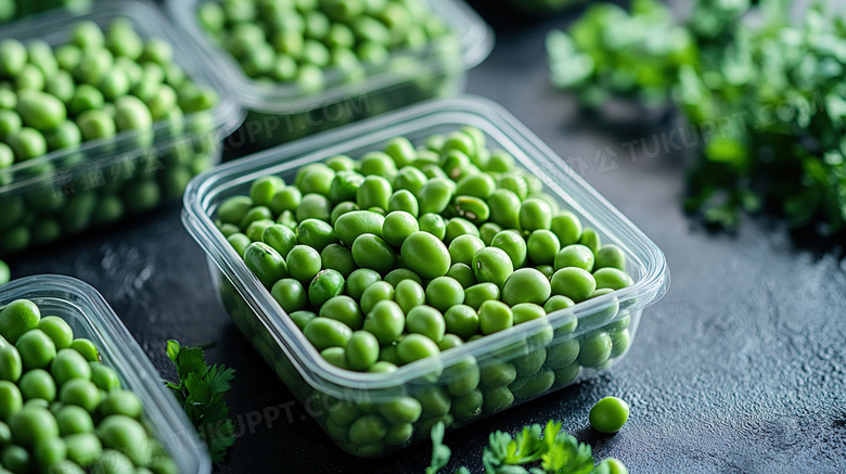 农产品蔬菜新鲜豌豆图片