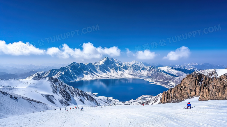 长白山冬季旅游城市图片