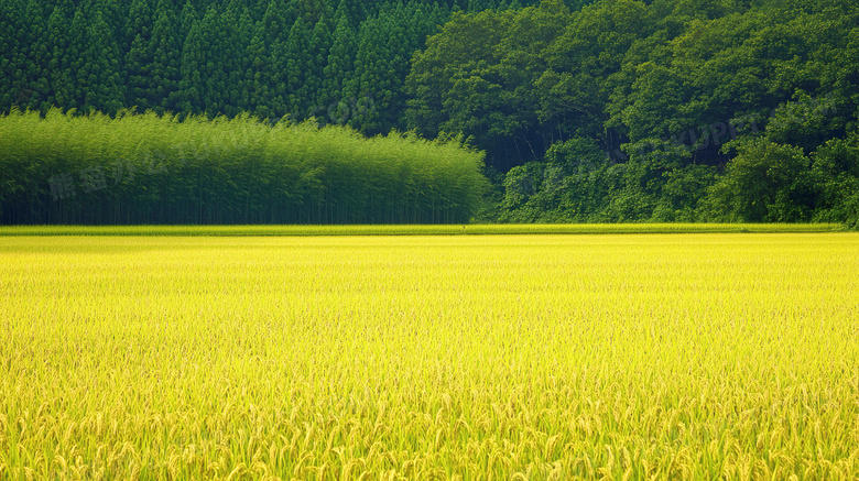 田园风光稻田风景图片