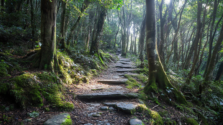 原始森林场景图片