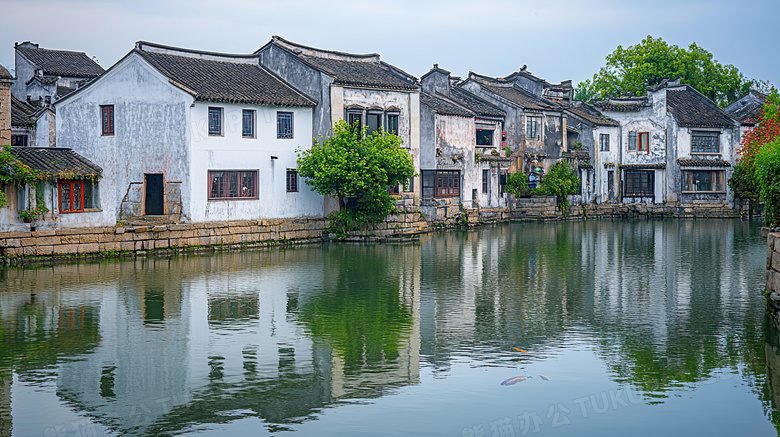 江南水乡建筑风景城市图片