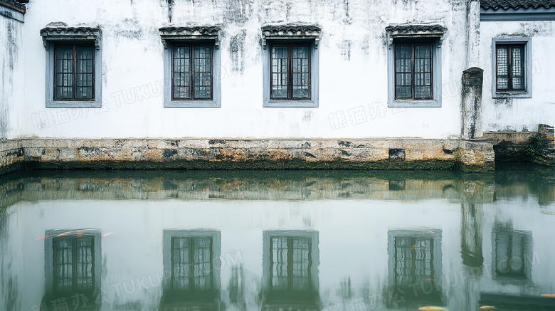 江南水乡建筑风景城市图片