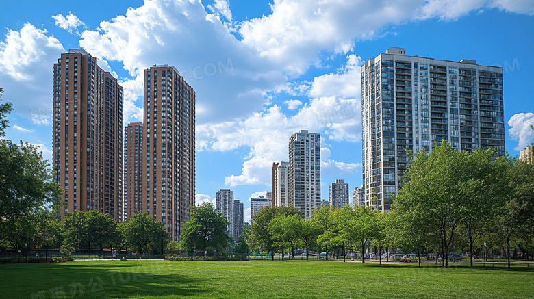 高楼大厦城市建筑风景图片