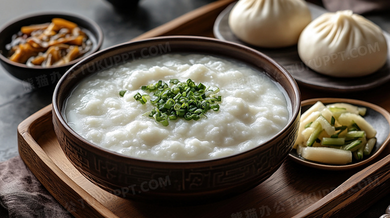 白粥清淡饮食粥早餐图片