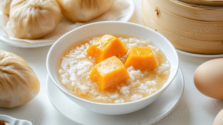 南瓜粥清淡饮食粥早餐图片