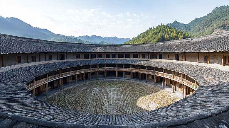 福建土楼建筑图片