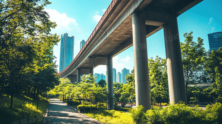 城市桥梁建筑图片