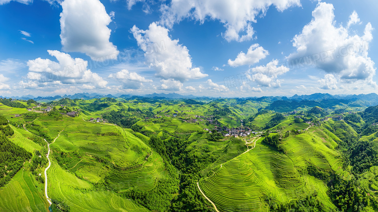 美丽的田园风光自然风景图片