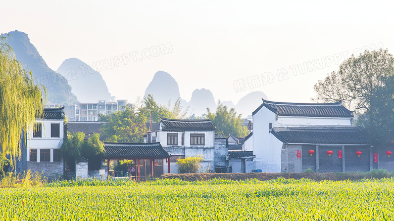 美丽的田野风景自然风光图片