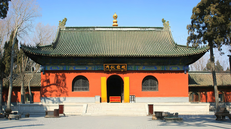 少林寺古建筑寺庙图片