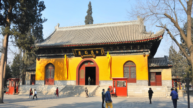 少林寺古建筑寺庙图片