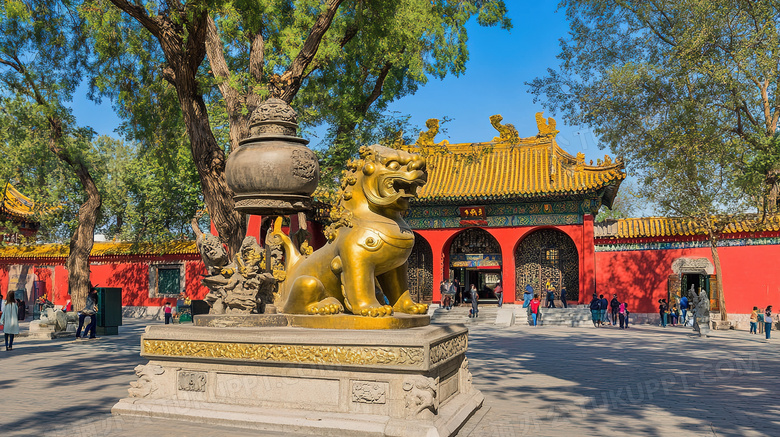 少林寺古建筑寺庙图片