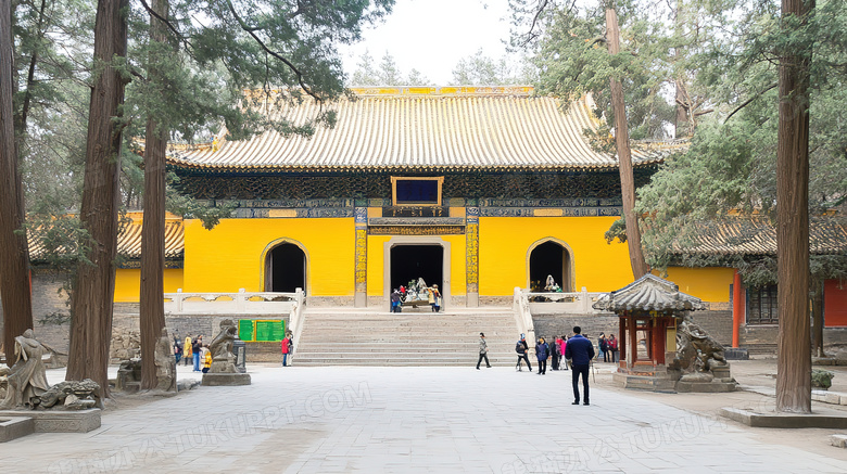 少林寺古建筑寺庙图片