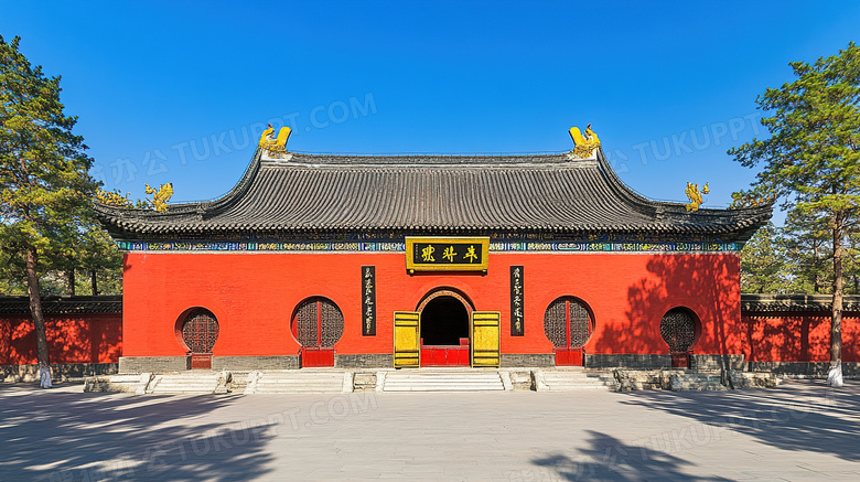 少林寺寺庙古建筑图片