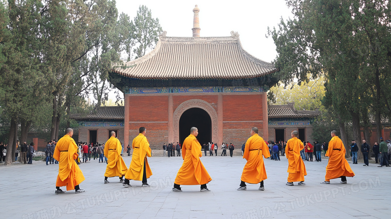 少林寺寺庙古建筑图片