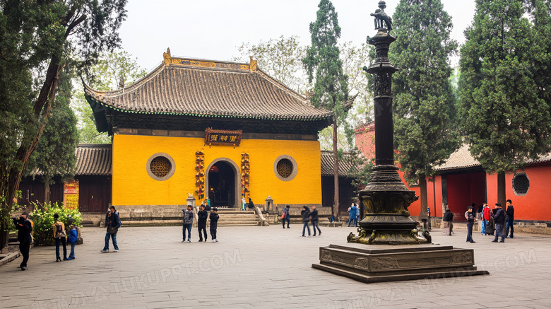 少林寺寺庙古建筑图片